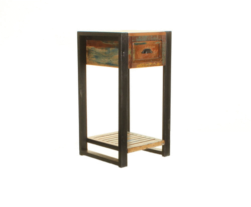 Shoreditch One Drawer Side Table - The Orchard Home and Gifts